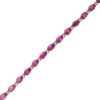 11.50ctw Pink Tourmaline Line Bracelet 14K Gold full