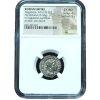 Ancient Roman Imperial Elagabalus AD 218-222 AR denarius NGC Ch. AU 4/5 & 5/5