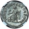 Ancient Roman Imperial Elagabalus AD 218-222 AR denarius NGC Ch. AU 4/5 & 5/5