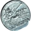 Ancient Roman Republic Anonymous 225-214 BC. AR Quadrigatus