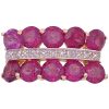 5.25ctw Pink Tourmaline Ring 14K Two-Tone Gold