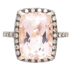 5.68ctw Morganite Ring 14K Rose Gold