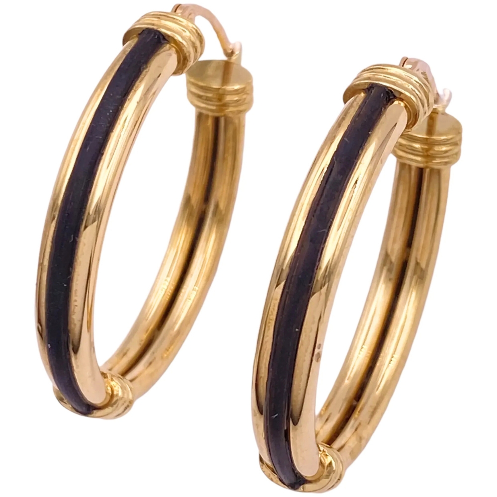 Enamel Oval Hoop Earrings Enamel Oval Hoop Earrings