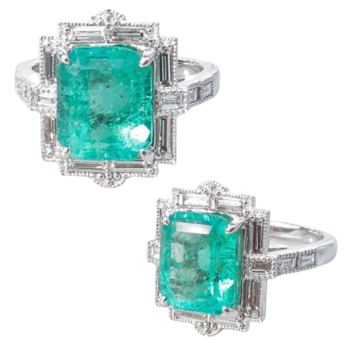 Custom emerald Jewelry Website
