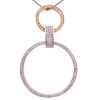 EFFY Interchangeable Diamond Pendant 14K Gold on chain