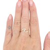 Ocean Wave Ring 14K Gold Worn