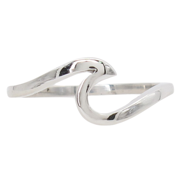 Ocean Wave Ring 14K white gold (1)