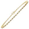 0.74ctw Sapphire & Diamond Bracelet 14K Gold