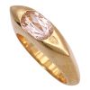 1.13ct Morganite Band Ring 14K Gold side