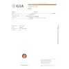 1.38ct Orangy Pink Tourmaline Double Diamond Halo 14K GIA Report