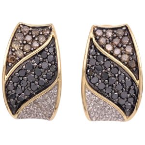 1.86ctw Diamond Earrings 14K Yellow Gold