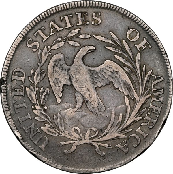 1797 Draped Bust Dollar 9x7 Large Letters BB-73, B-1 VF25 NGC