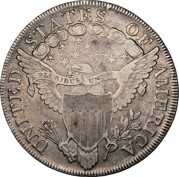1799 Draped Bust Dollar BB-166, B-9 VF Details NGC