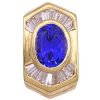 2.97ctw Tanzanite Pendant with Diamond Accent 14K Gold