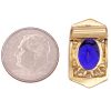 2.97ctw Tanzanite Pendant with Diamond Accent 14K Gold back