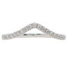 .21ctw Pave Diamond Chevron Band 14K White Gold