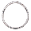 .21ctw Pave Diamond Chevron Band 14K white gold profile