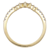 .27ctw Diamond Burst Curved Band Ring 14K yellow gold profile