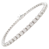 3 Carat diamond tennis bracelet line white gold (2)