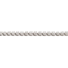 3 Carat diamond tennis bracelet line white gold side