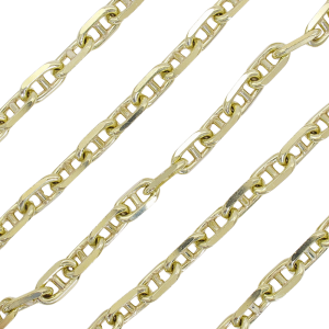 3D Anchor Link Yellow Gold