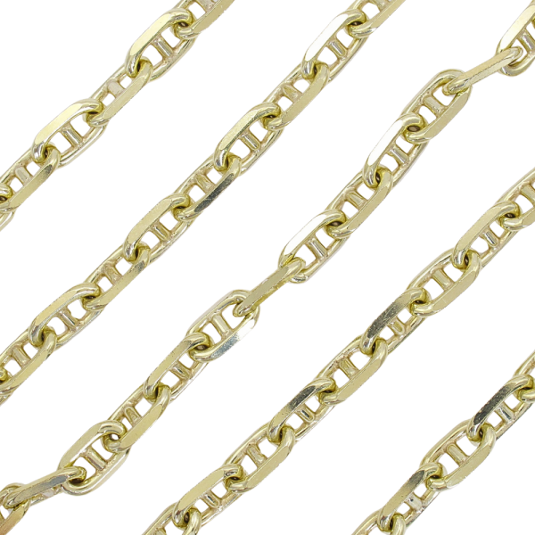 3D Anchor Link Yellow Gold