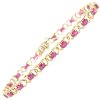 5.75ctw Natural Ruby Line Bracelet 14K Gold