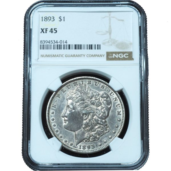 1893 Morgan Dollar XF45 NGC
