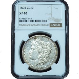 1893 Morgan Dollar XF40 NGC