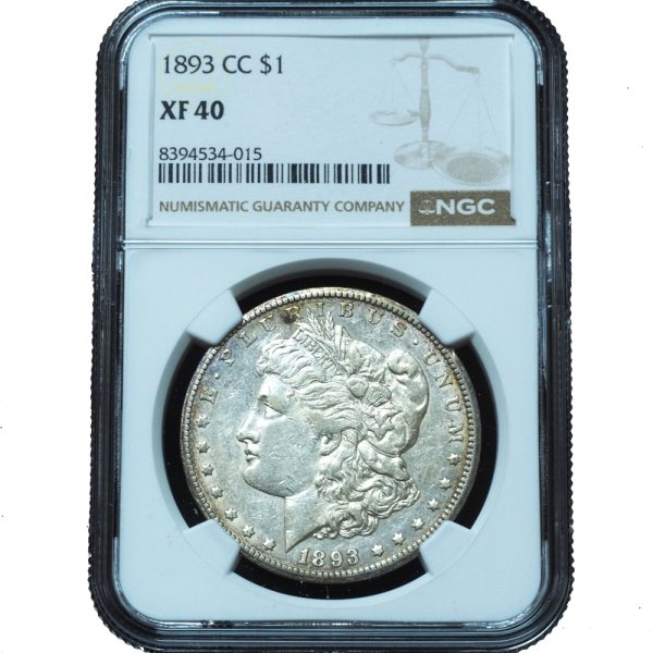 1893 Morgan Dollar XF40 NGC