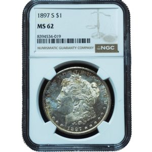 1897-S Morgan Dollar MS62 NGC