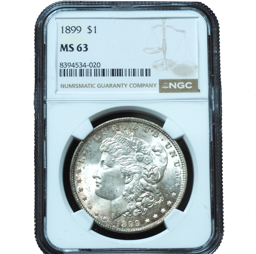 1899 Morgan Dollar MS63 NGC