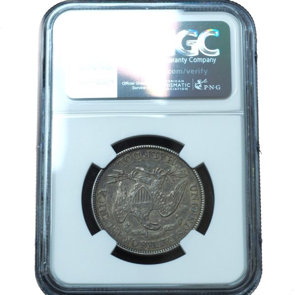 1876 Seated Liberty Half Dollar AU55 NGC