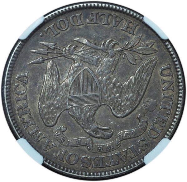 1876 Seated Liberty Half Dollar AU55 NGC