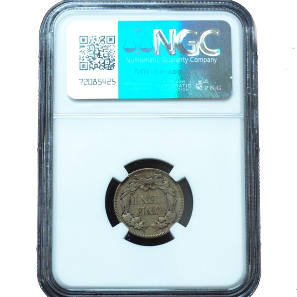 1857 Flying Eagle Cent AU58 NGC