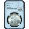 1878 8TF Morgan Dollar MS62 NGC #001