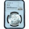 1878 8TF Morgan Dollar MS62 NGC #002