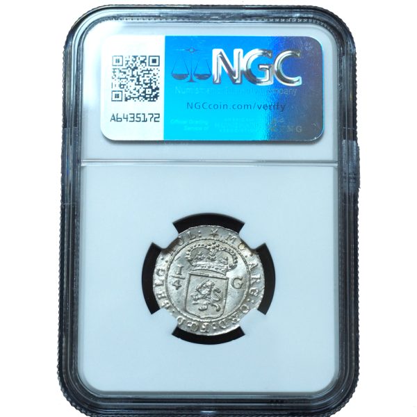 1802 1/4 Gulden Netherlands East Indies Batavian Republic MS66+ NGC TOP POP