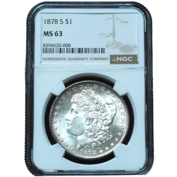 1878-S Morgan Dollar MS63 NGC