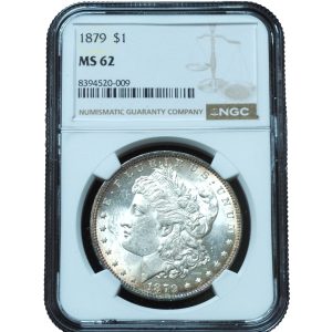 1879 Morgan Dollar MS62 NGC