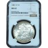 1881-O Morgan Dollar MS62 NGC