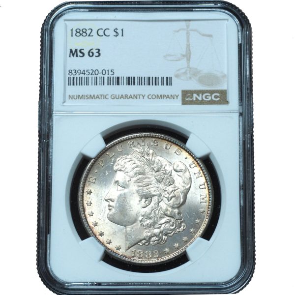 1882-CC Morgan Dollar MS63 NGC