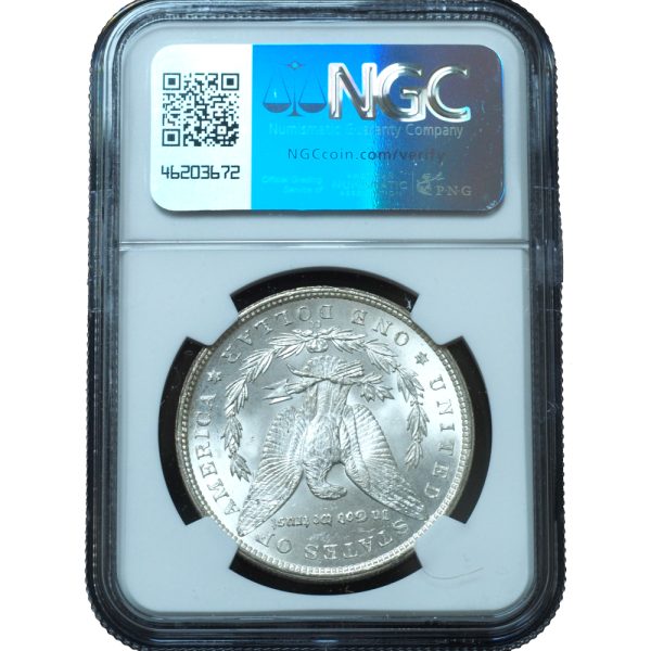 1883-CC GSA Morgan Dollar MS63 NGC Rainbow Toned