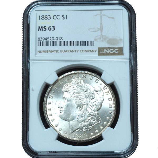 1883-CC Morgan Dollar MS63 NGC