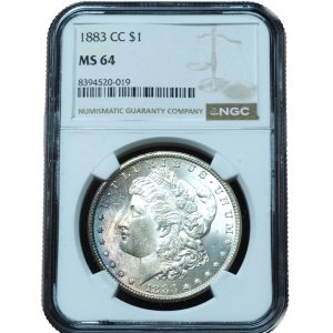 1883-CC Morgan Dollar MS64 NGC