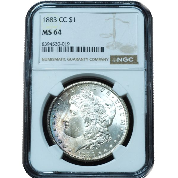 1883-CC Morgan Dollar MS64 NGC