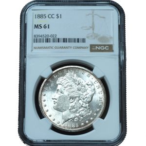 1885-CC Morgan Dollar MS61 NGC