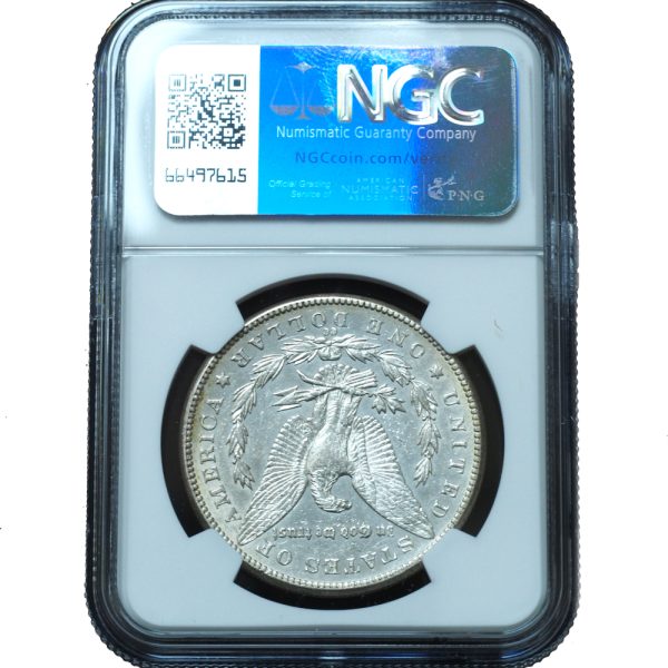 1890-CC Morgan Dollar AU Details NGC