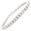 6.50 carat diamond tennis bracelet white gold (2)