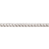 6.50 carat diamond tennis bracelet white gold profile